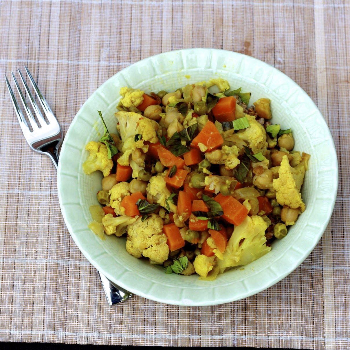 Curried Chickpeas with Couscous