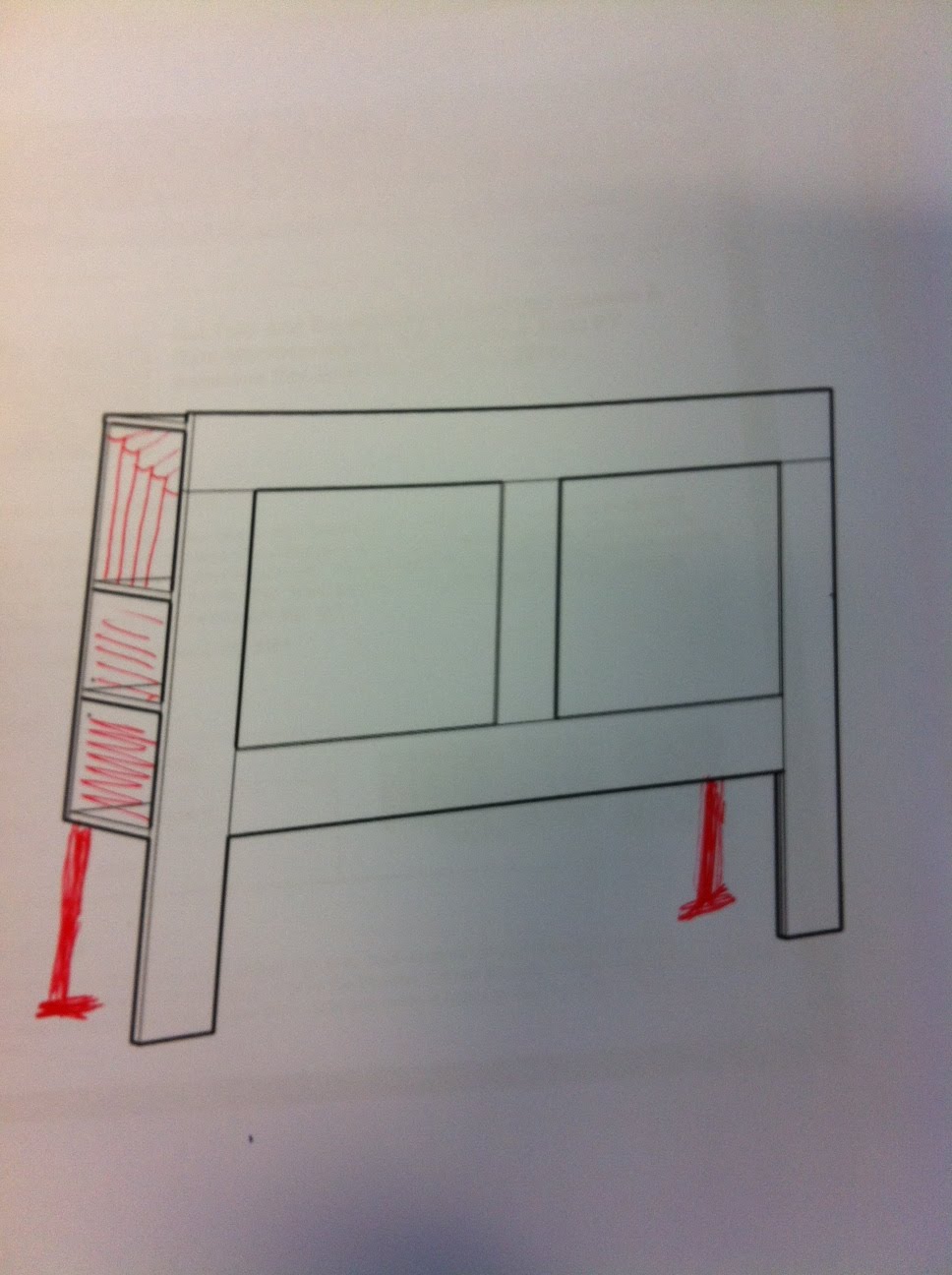 Hacker help Brimnes free standing headboard Home Decoration Views