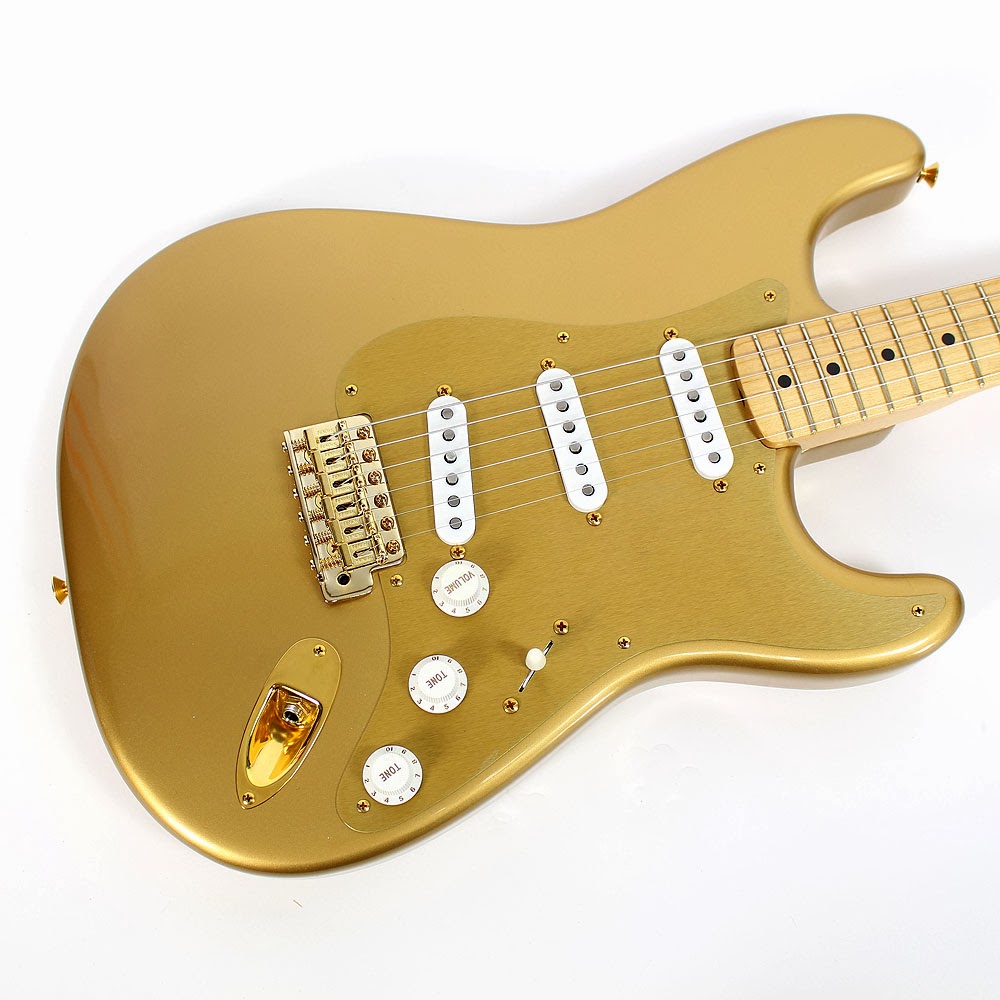 Gold H.L.E. Custom Shop RI '57 Stratocaster Friday Strat 315