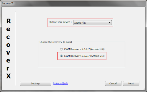 RECOVERY ANDROID