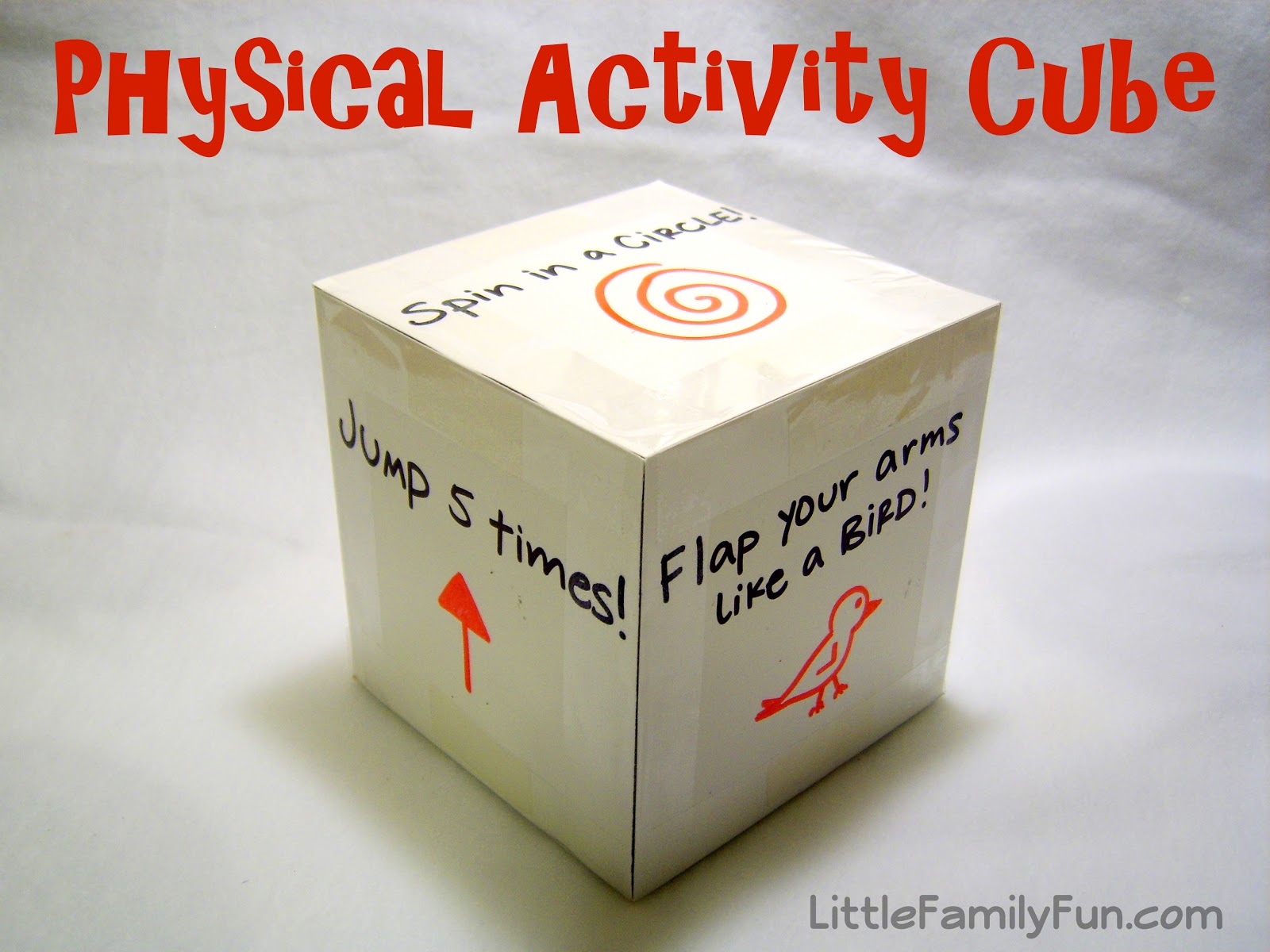 Little Family Fun Physical Activity Cube