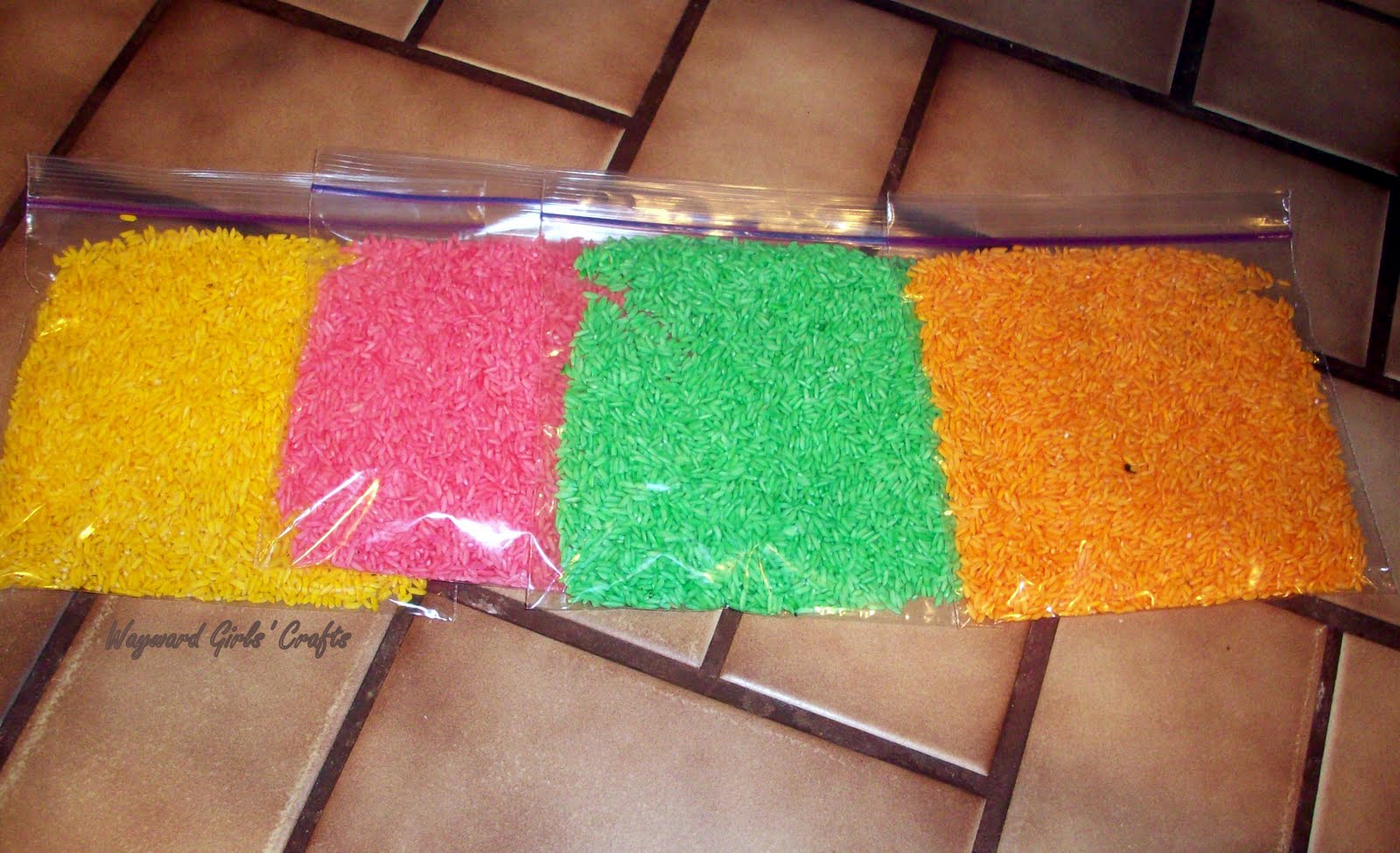 Wayward Girls' Crafts Dying Rice