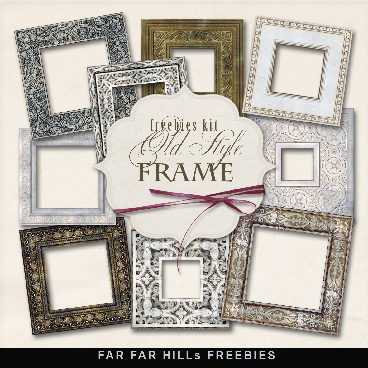 Freebies Old Style FramesFar Far Hill Free database of digital