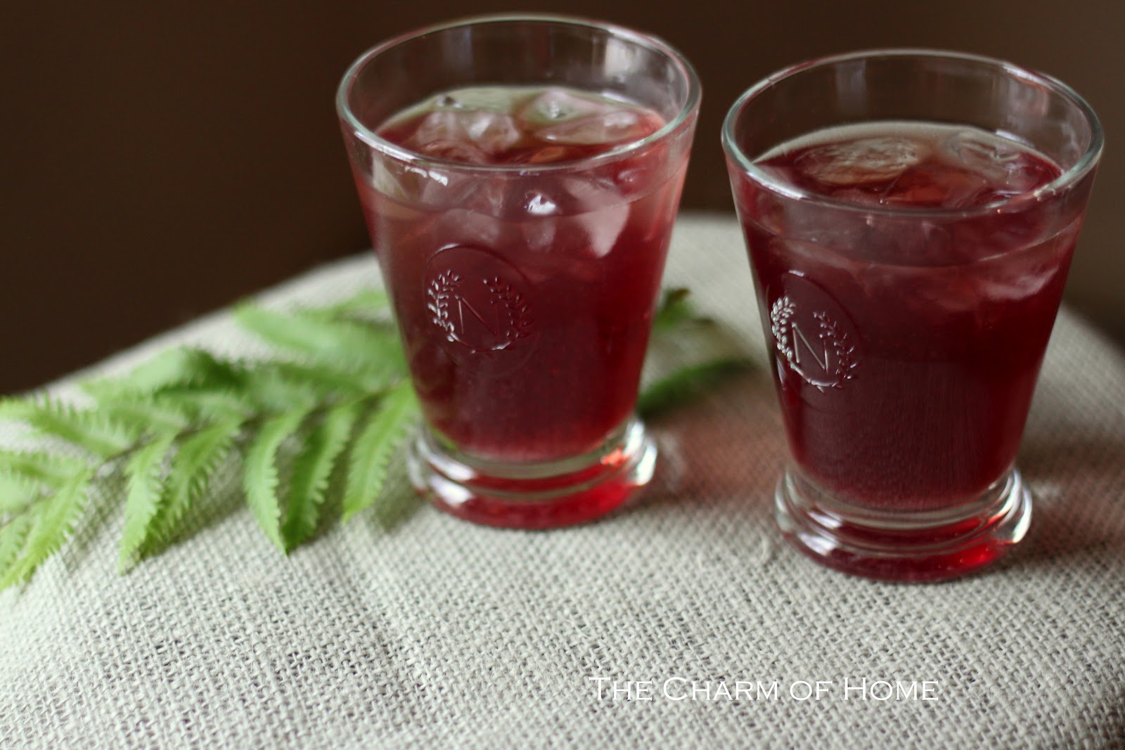 The Charm of Home Blackberry Tea