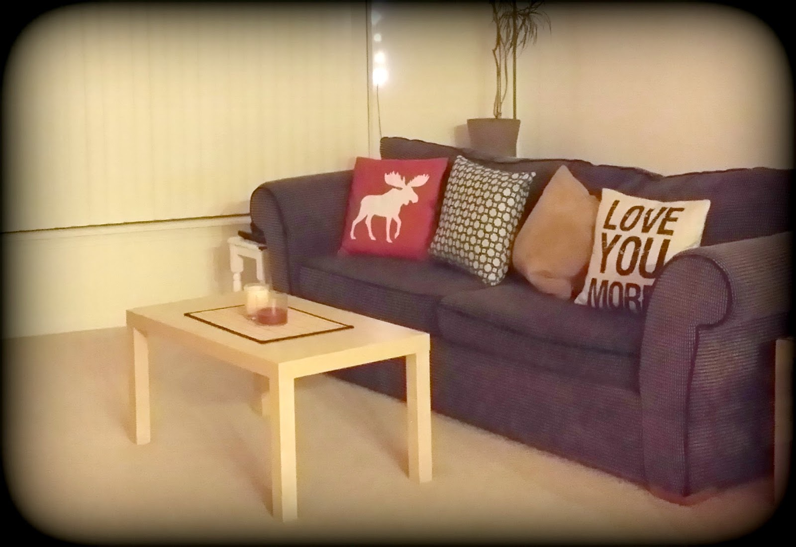 Temporary Waffle Pillows For My Couch