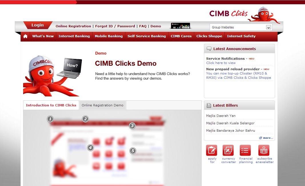 How to register cimb click