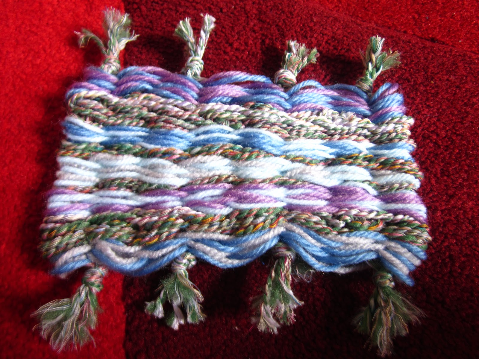 The Daily Make Peg Loom Weaving