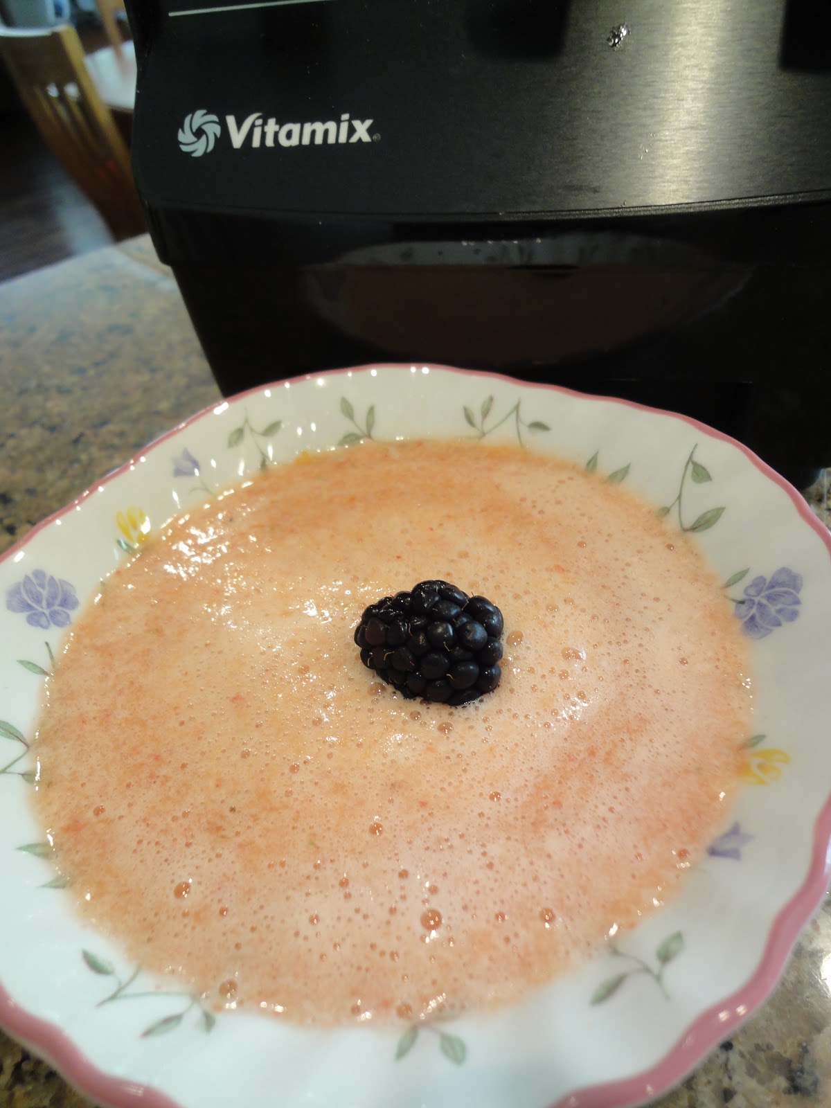 OC Mom Blog A Summer of Blending Fruit Soup Recipe Vitamix
