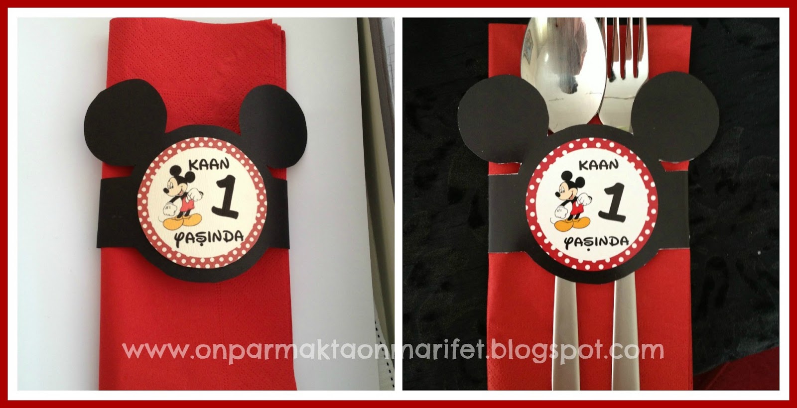 onparmaktaonmarifet Mickey Mouse�lu doğum günü konsepti )