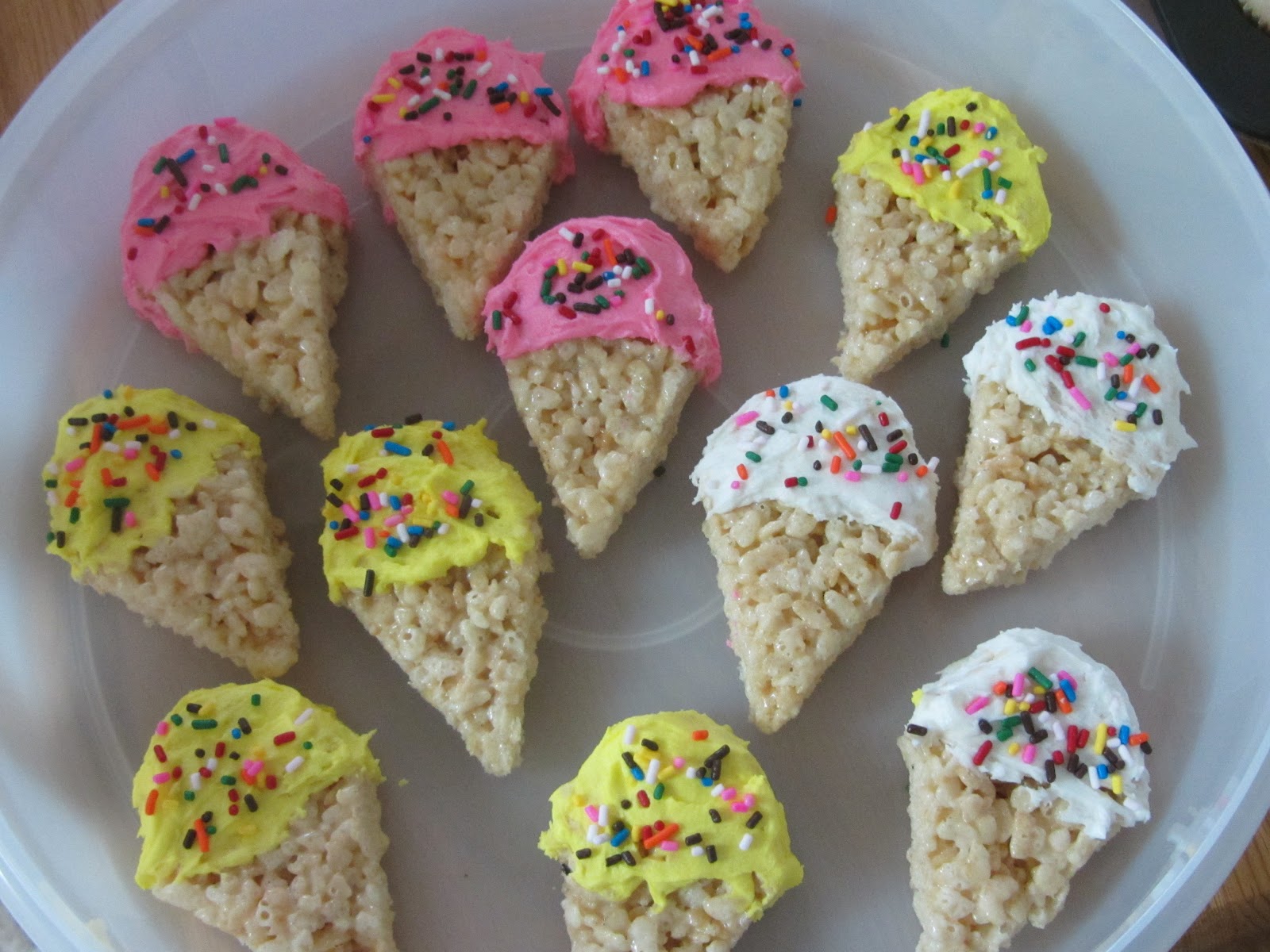 Been There Baked That Ice Cream Cone Rice Krispie Treats