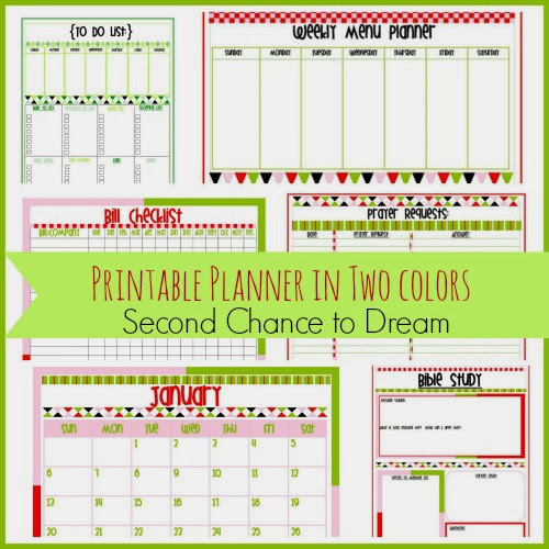 Printable+Planner 11 FREE Organizational Printables 29