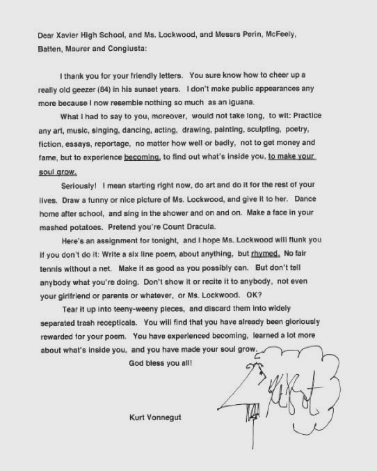 Creative writing letter examples picture