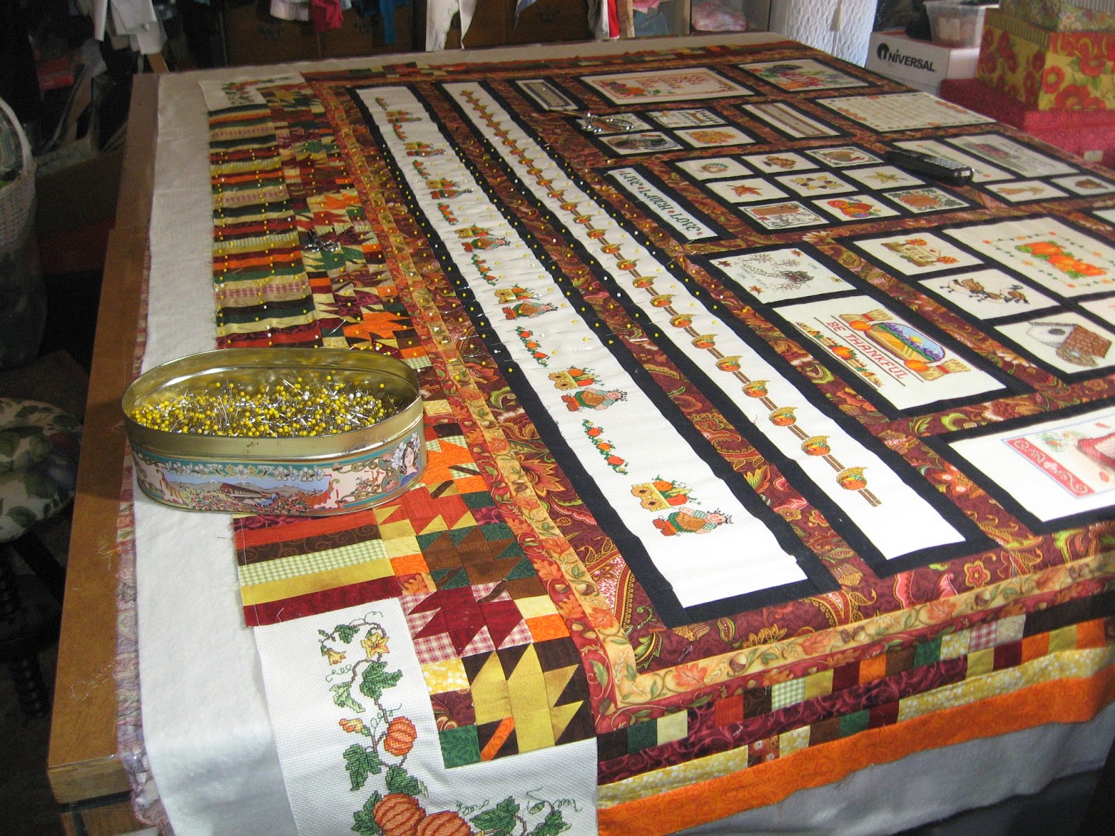 Confessions Of A Completionist Thanksgiving Quilt