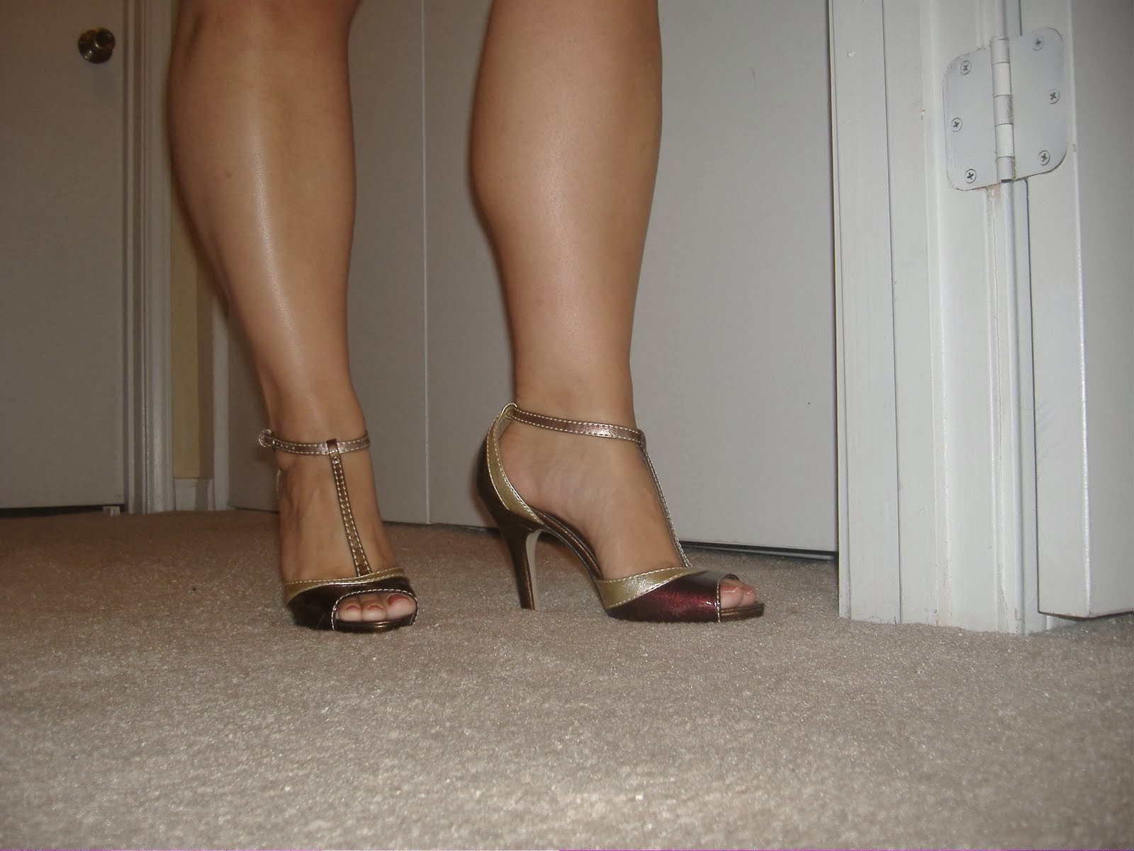 Heels naked wife fat