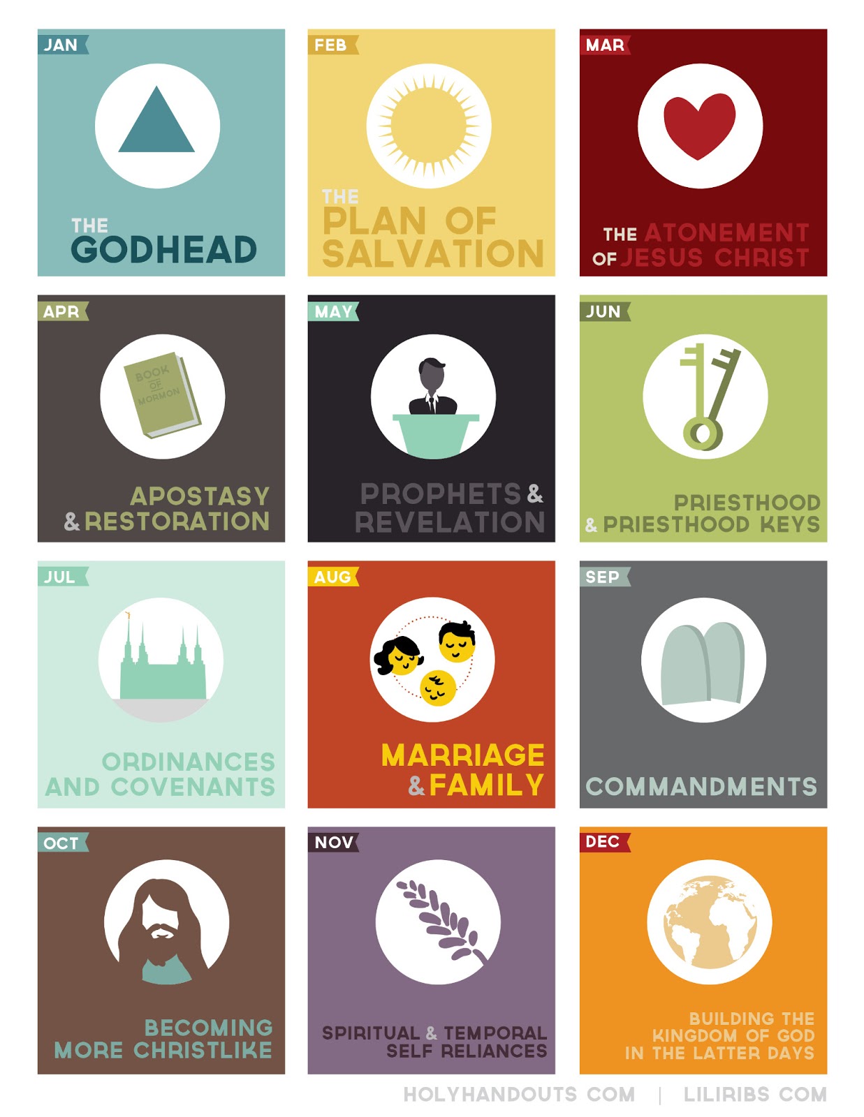 Holy Handouts Handouts and Material for the New LDS Youth Curriculum