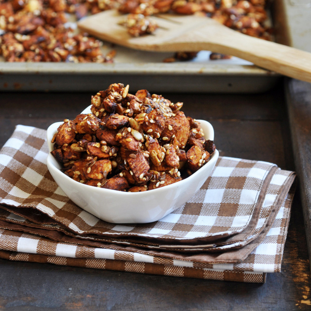 Anja's Food 4 Thought Orange Date Nut Clusters aka Paleo Granola