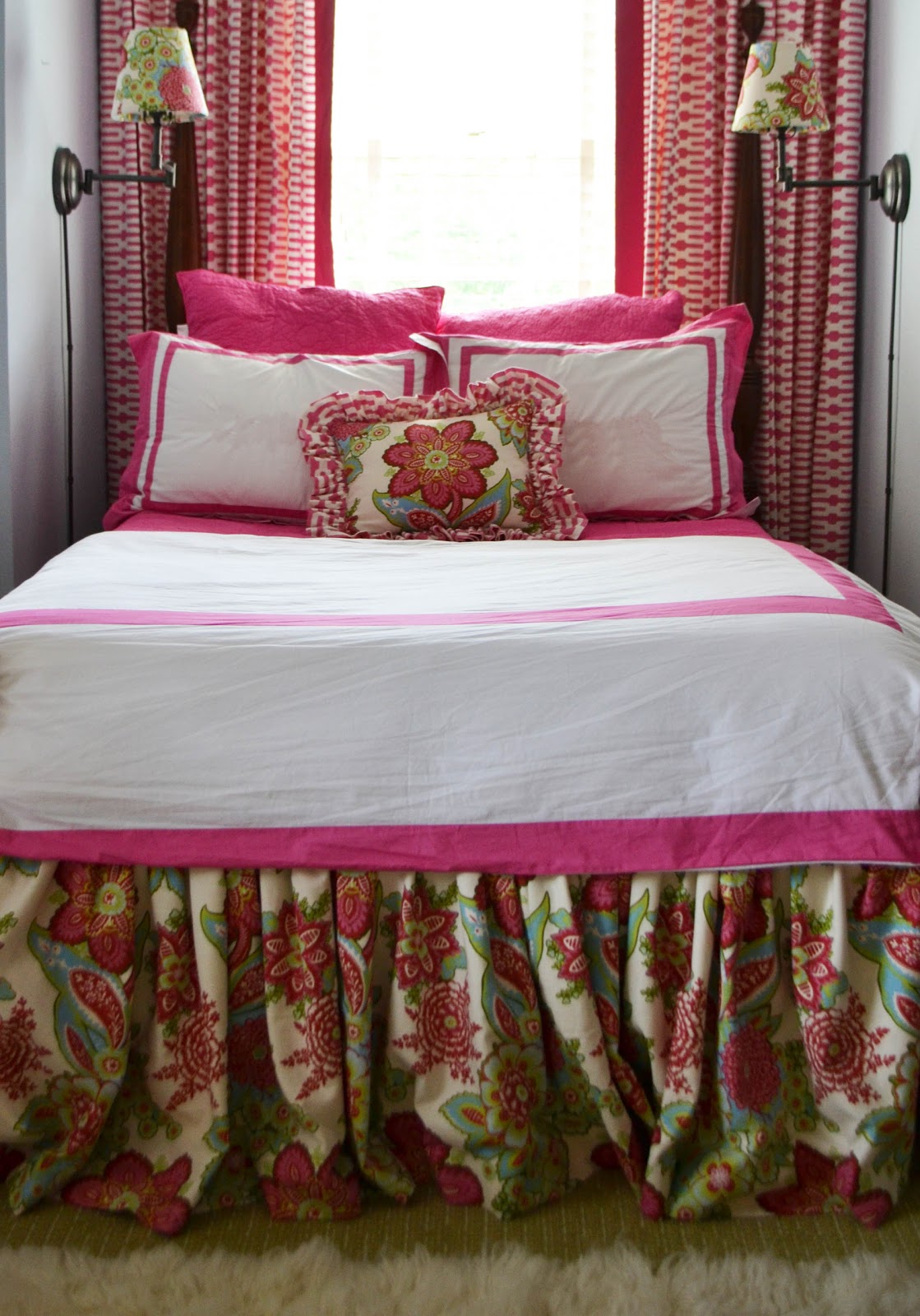 Gretchen Opgenorth Sweet Blue and Pink Bedroom