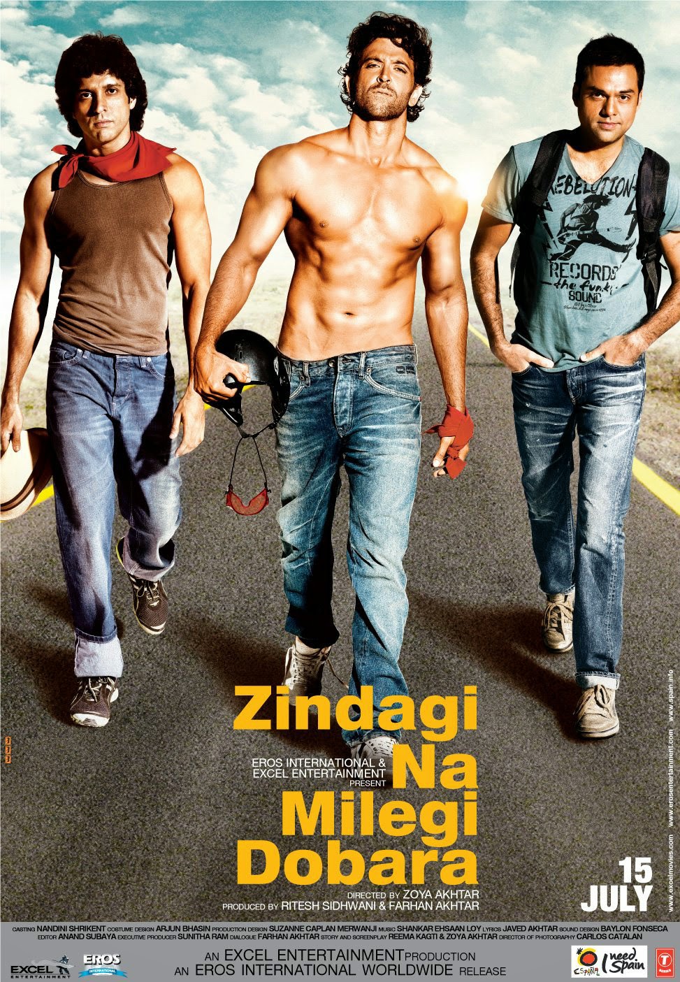 BLU-RAY MOVIE MANIA Zindagi Na Milegi Dobara BluRay p BRRip MB
