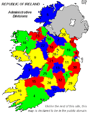 Léarscáil na hÉireann Réigiún