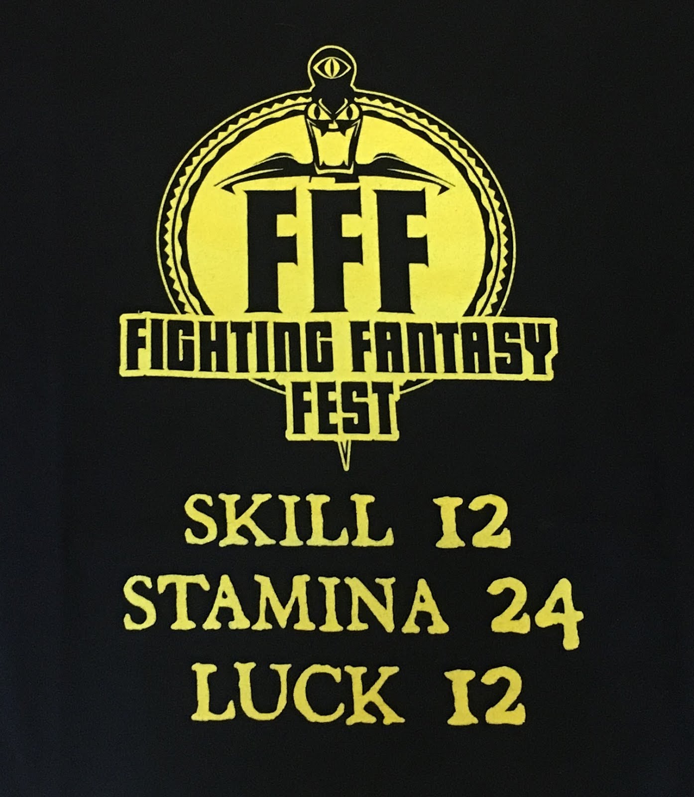 Fighting Fantasy Fest 3 Ts