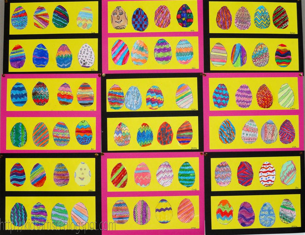 Line Art Lessons For Elementary : Easter art activities for elementary school teachers of