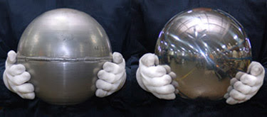 Metal Spheres, metal spinning, Century Metal Spinning