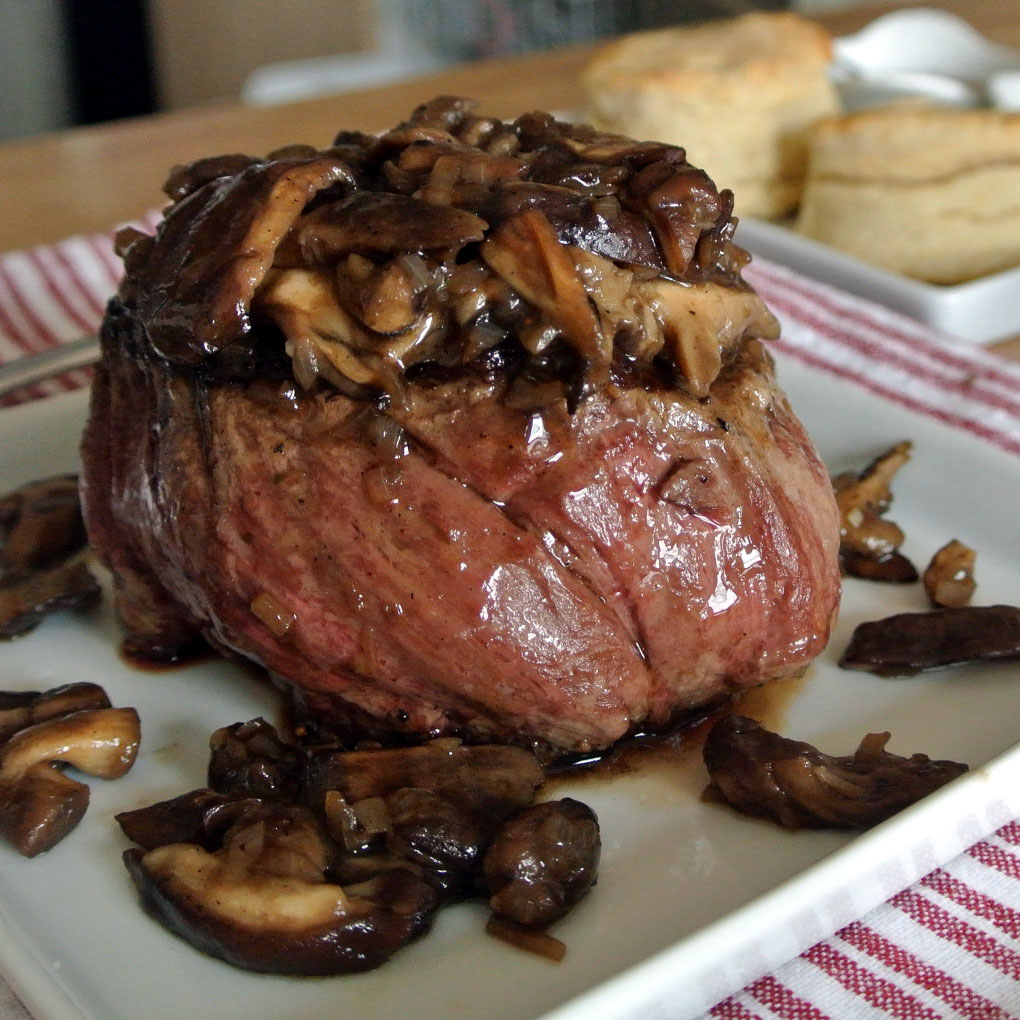 Gourmet Cooking For Two: Filet Mignon with Mushroom Sauce