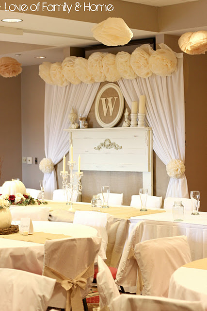 Andddd I adore adore this wedding decor from Love of Family and Home as well