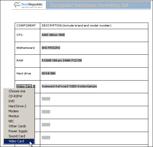 computers computer hardware inventory list computers inventory