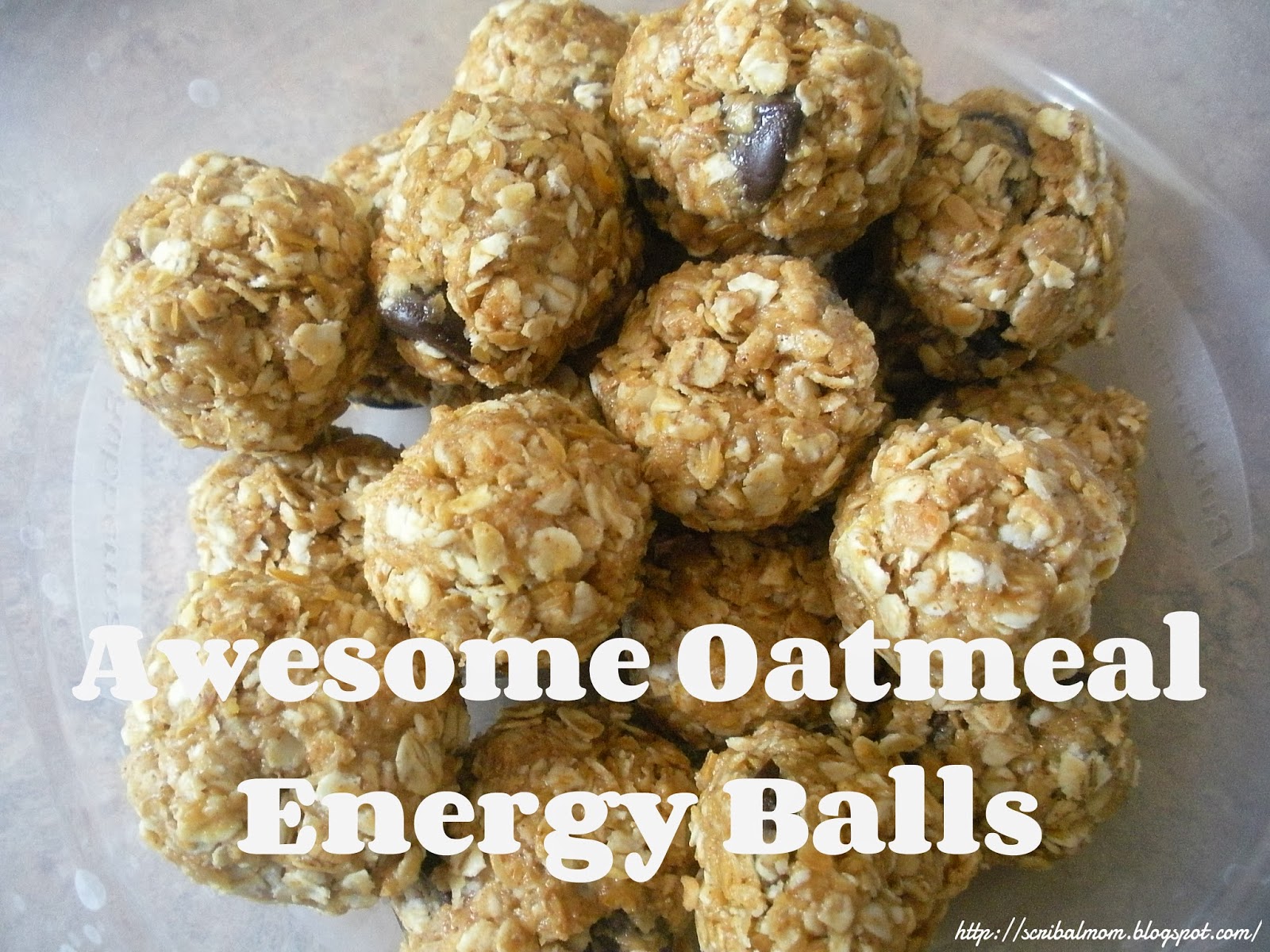 Scribal Mom Oatmeal Energy Ball Recipe