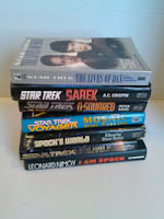 Star Trek series books based on the characters Picture of Star Trek series books