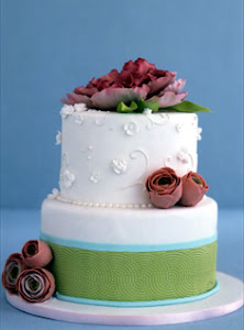 The Knot Sugar High Wedding Cake