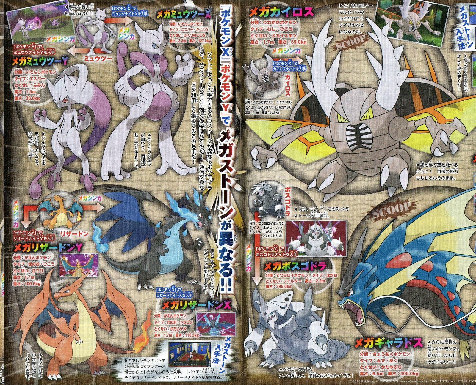 Pokemon X and Y: All Mega Evolutions! 
