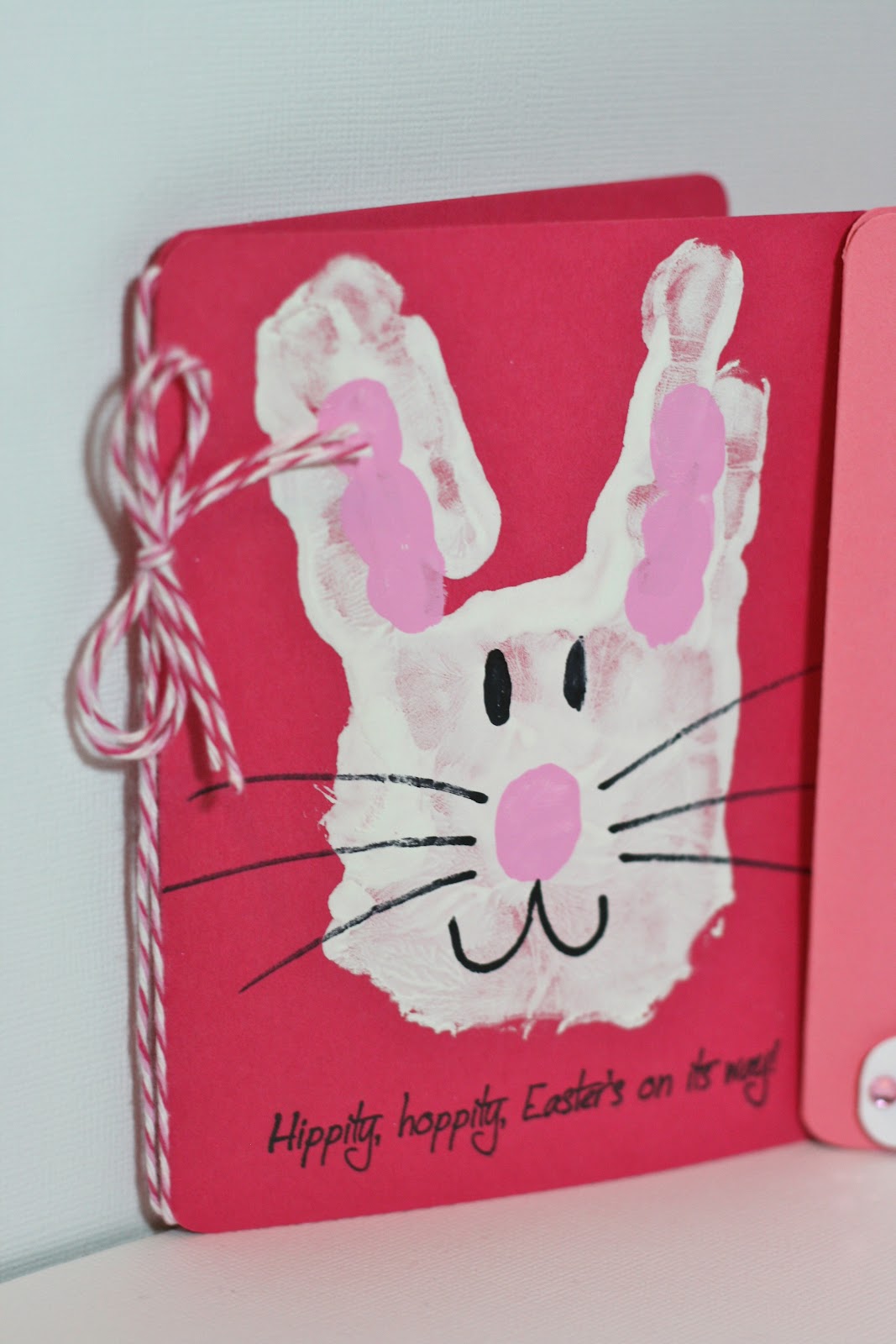 card handprint rock paper cricut bunny handprint card handprint rock paper cricut bunny handprint