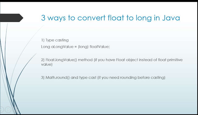 Java Program To Convert Float To String