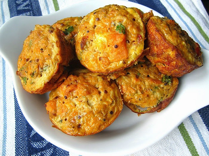Good Morning Sweet Potato Goat Cheese Egg Muffins