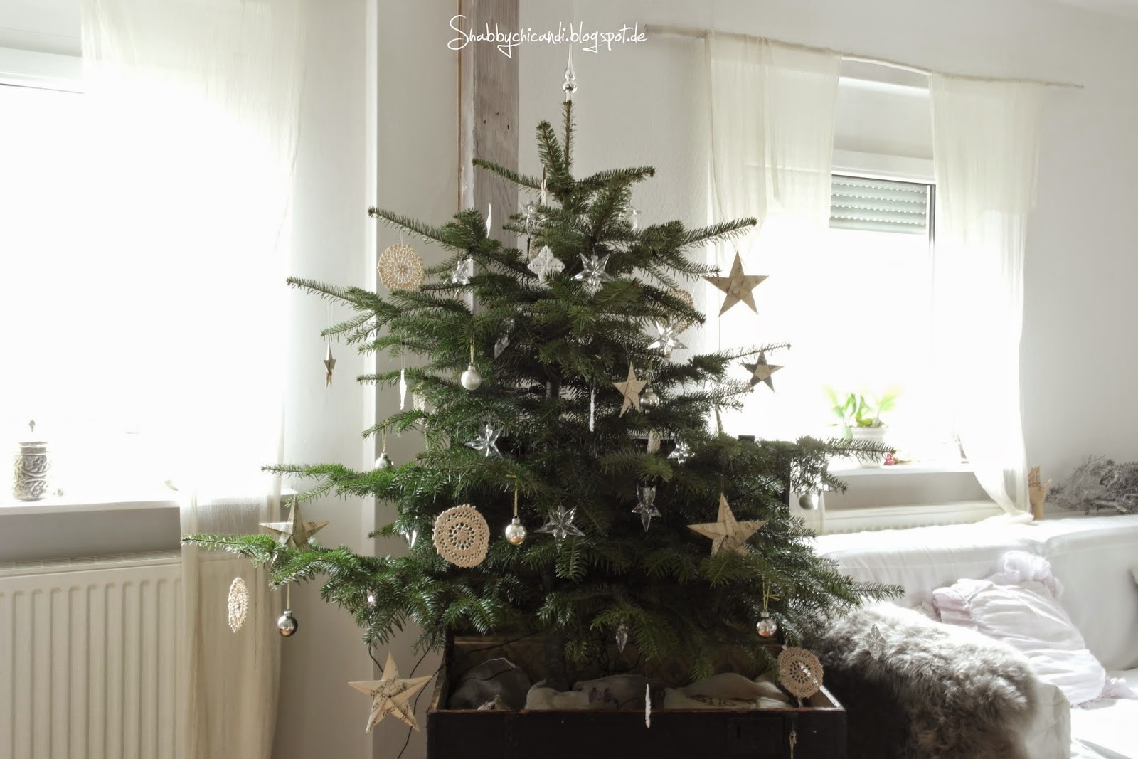 ♥ Shabby Chic ♥ Weihnachtsbaum Bäumchen Tanne  ♥ Vintage ♥ Weihnachten ♥