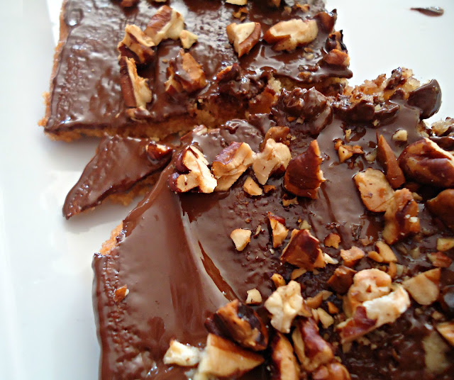 Plump Me Up Pecan Nut Squares Plays Brittle to No One