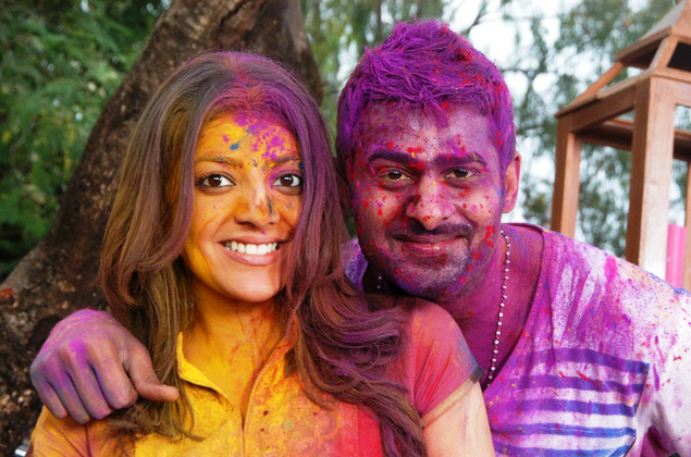 Holi pic from the movie Mr.Perfect