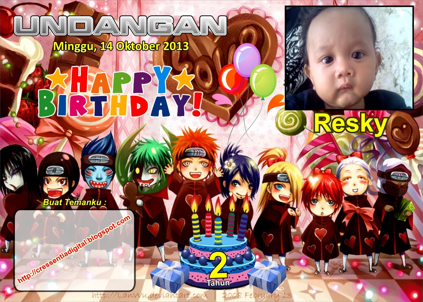 Undangan Ulang Tahun Anak Format Cdr Undangan Ulang Tahun Anak Format Cdr