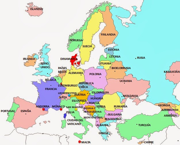 Estudiando Historia: EUROPA: REGIONES Y PAISES