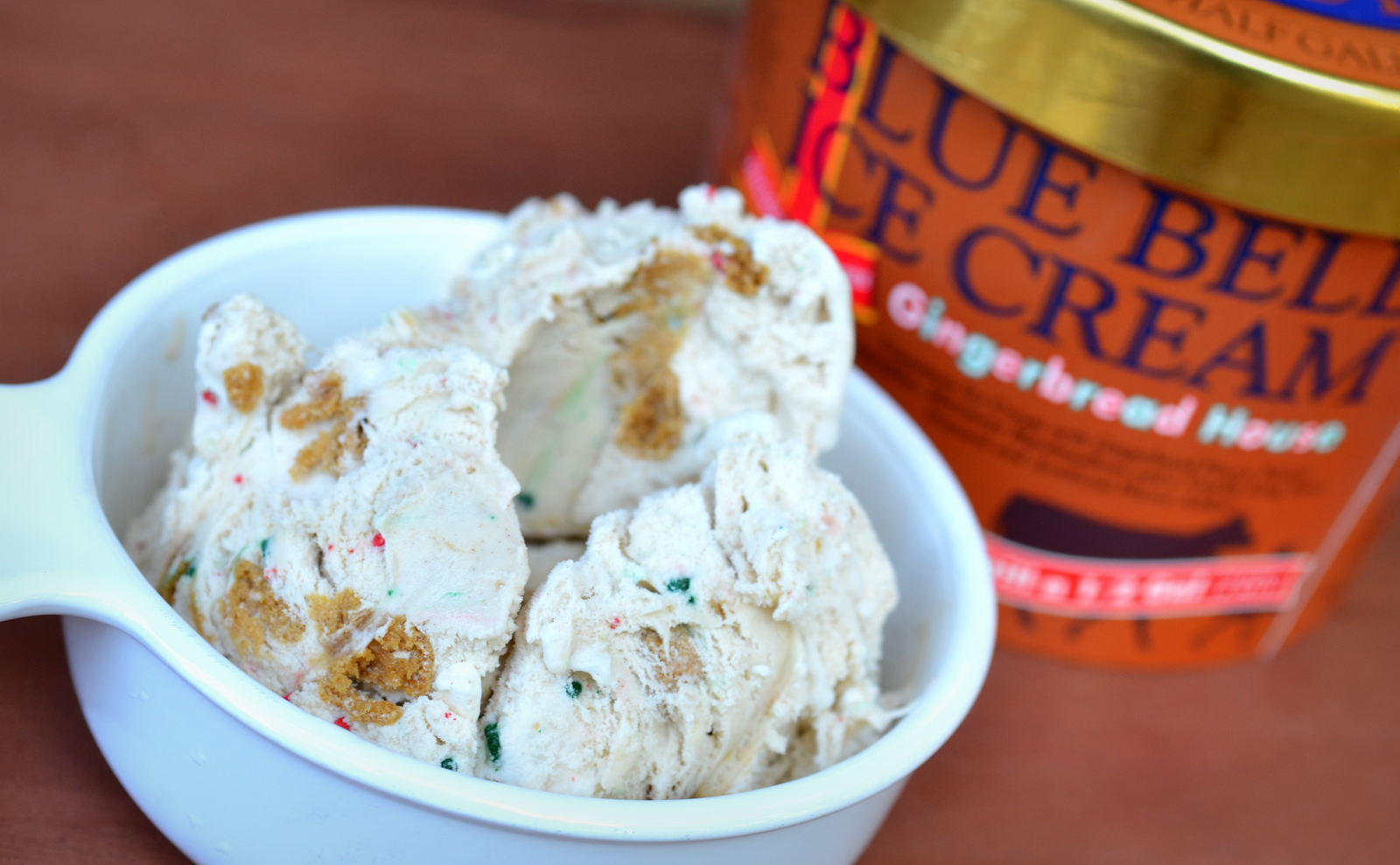 food and ice cream recipes REVIEW Blue Bell Gingerbread House