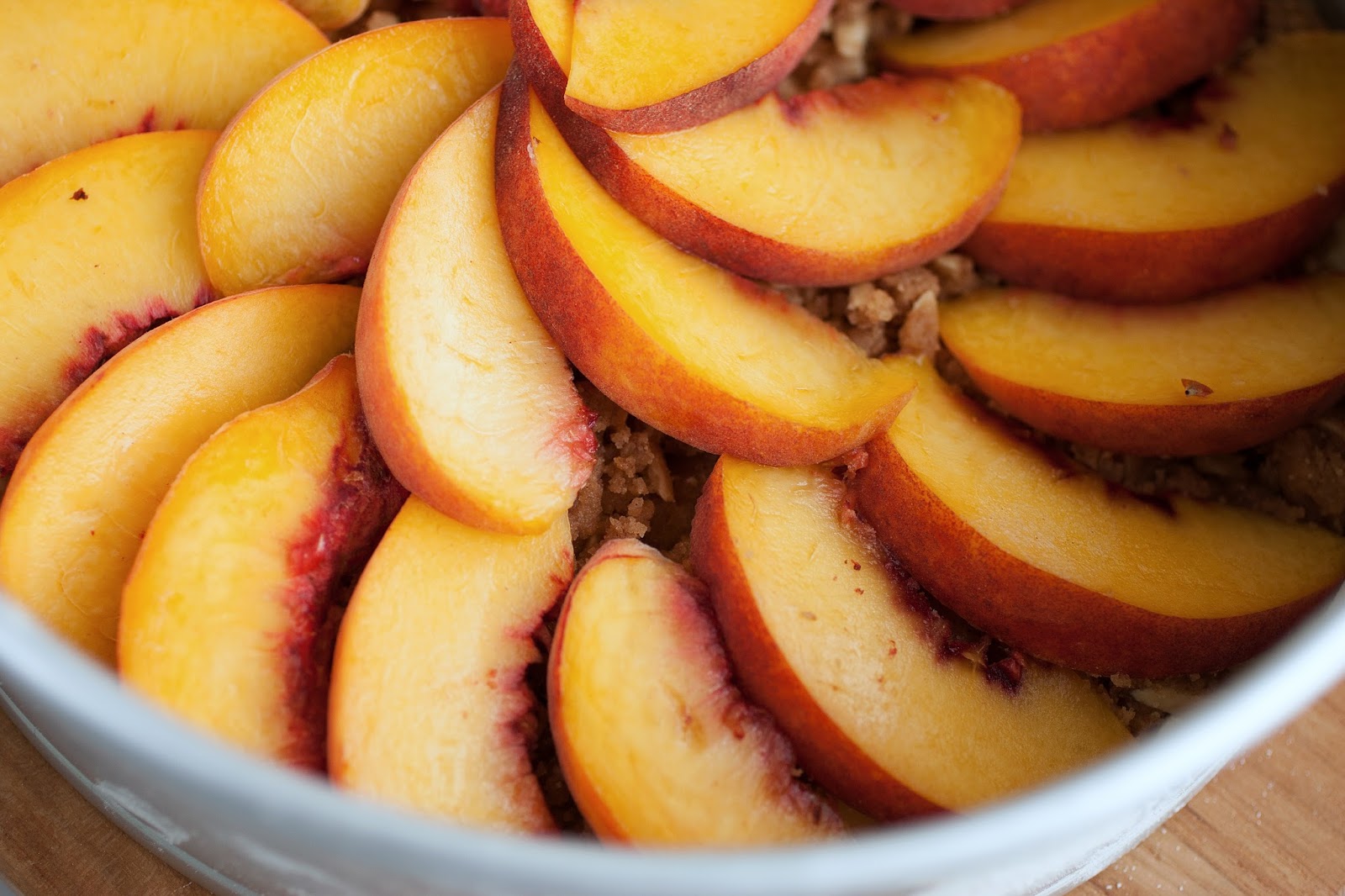 Tish Boyle Sweet Dreams Buttermilk Peach Coffee Cake