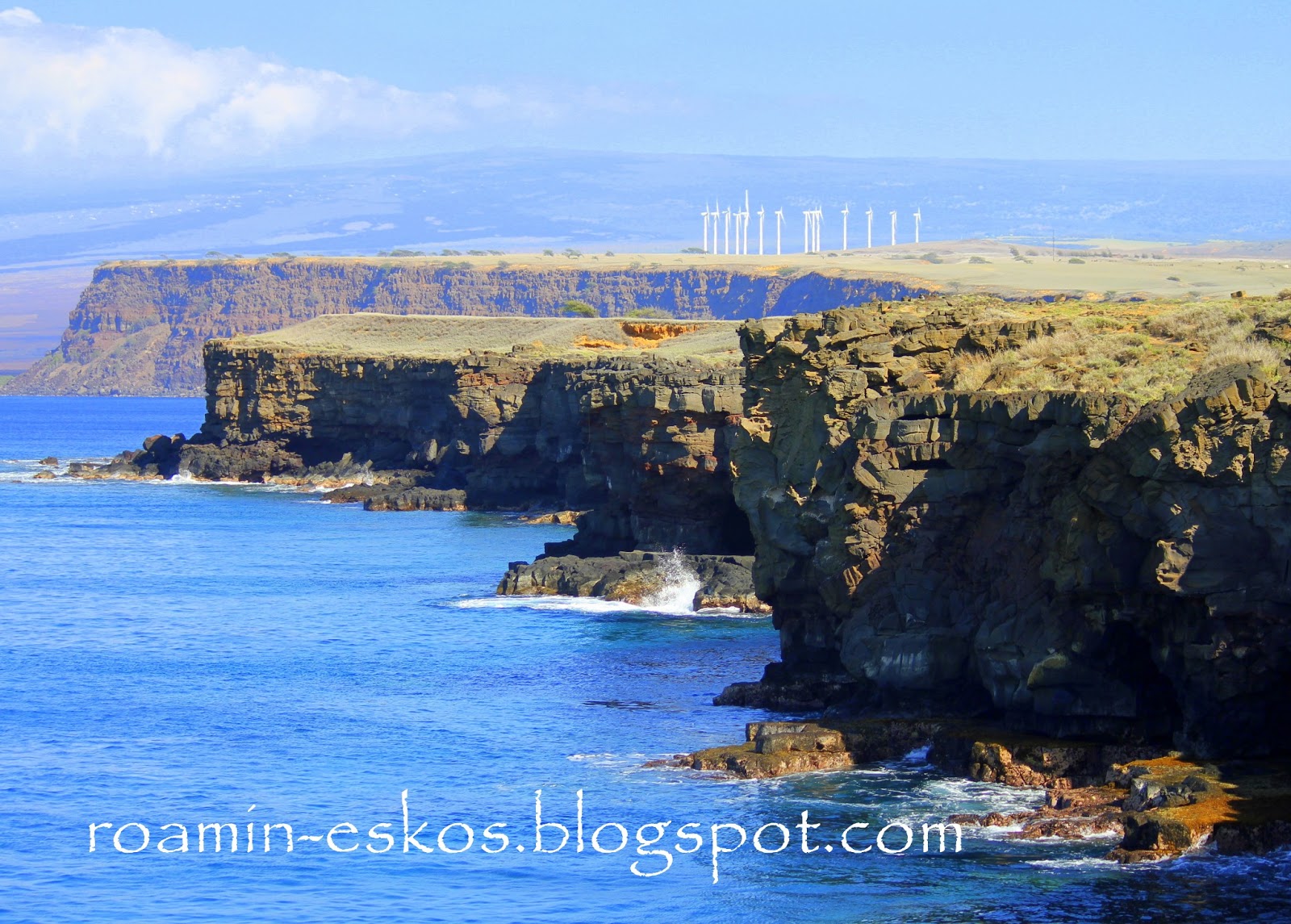 The Roamin' eskos Chuck and Holly Romenesko Cliff Diving on the Big