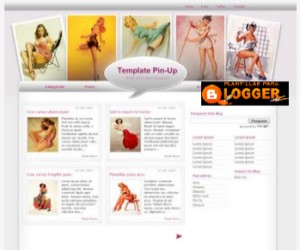 plantilla para blogger pinup