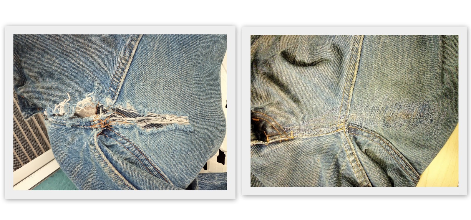 How To Patch A Hole In Blue Jeans
