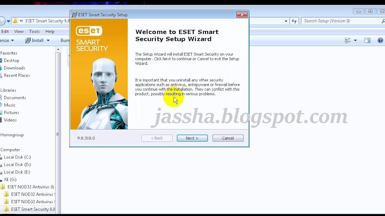 Eset Smart Security 11, 10, 9 Crack % Working crack eset smart security 9 bagas31