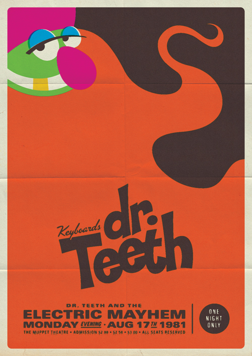 Fruitless Pursuits Vintage Electric Mayhem Concert Posters by Michael