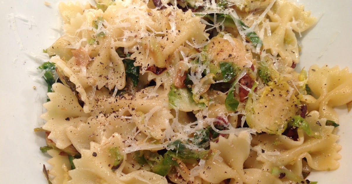 Cook In / Dine Out Farfalle with Brussels Sprouts and Pancetta