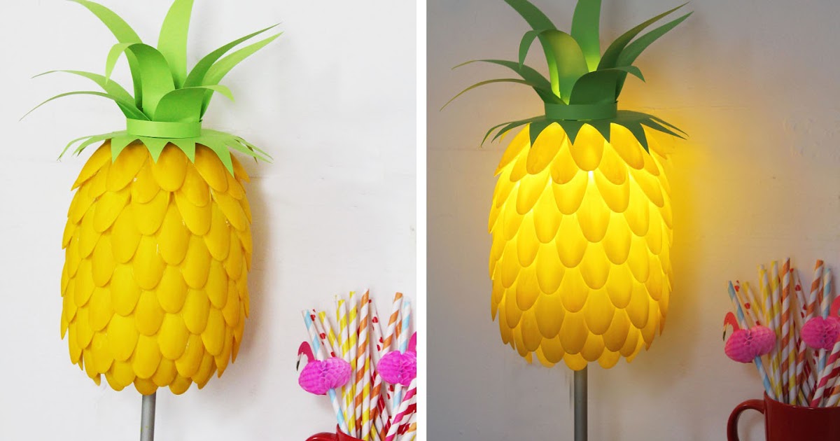 Now that's pretty DIY Pineapple Lamp